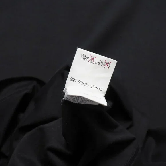 Gucci Vintage M Jersey High Neck Long Sleeve Hat Black - Picture 9 of 9